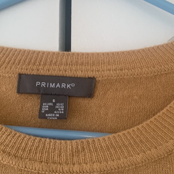 🌸 3/$15 Primark Tan Fitted Sweater, size small - Picture 2 of 7